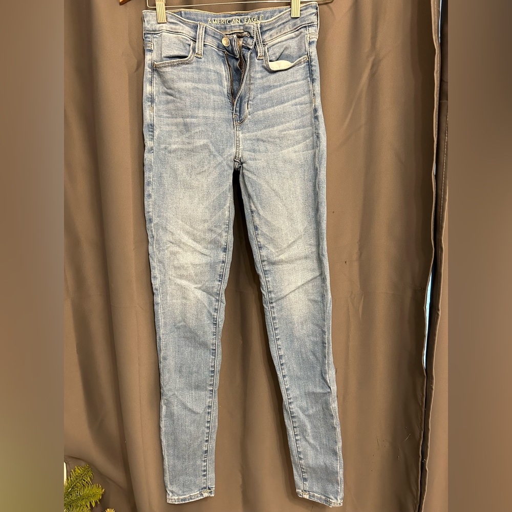 High rise skinny jeans